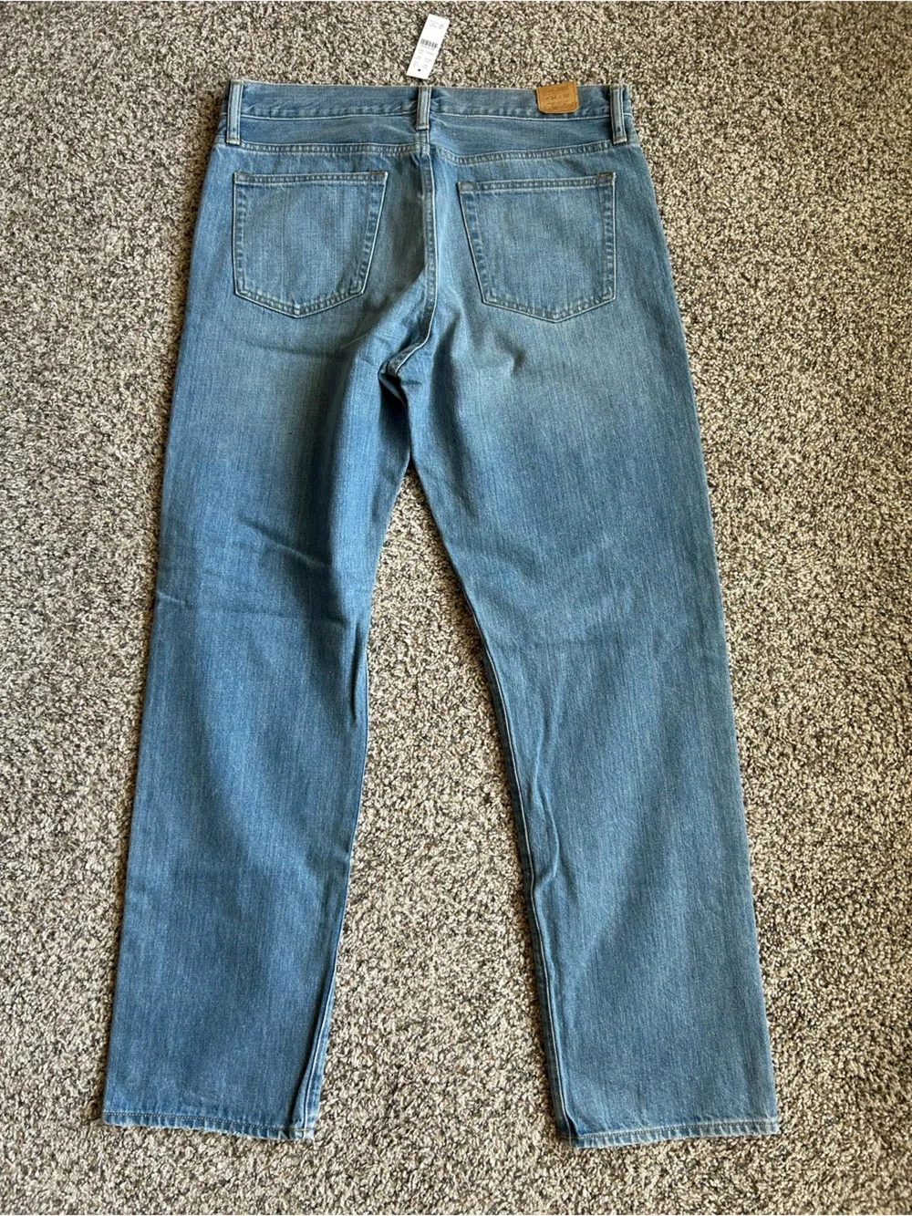 J. Crew Men's Light Wash Straight Jeans